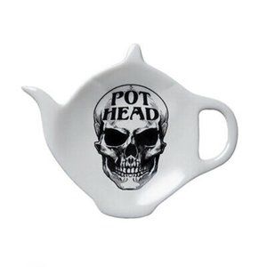 Alchemy Gothic Pot Head Spoon Rest New in Box